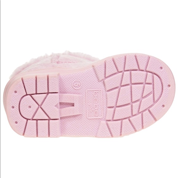 Bebe Toddler Girls Pink Rhinestone slip on boots - Picture 3 of 8